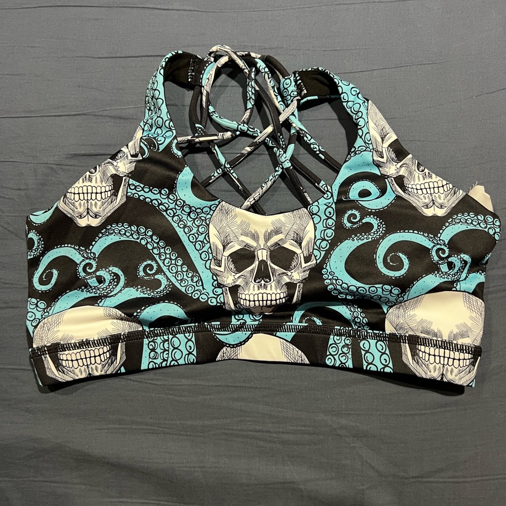 CVG kraken butterfly back sports bra.
